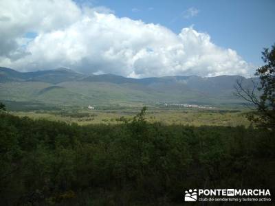 senderismo Cascadas del Purgatorio; sierra de guadarrama madrid